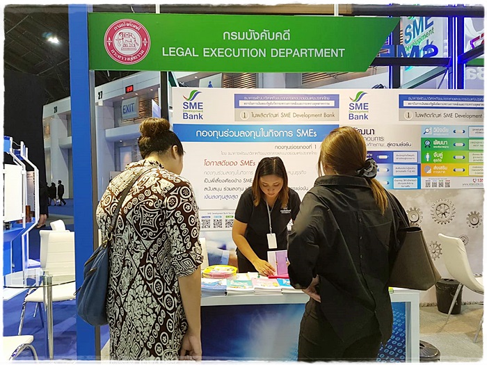 ﻿กรมบังคับคดีร่วมออกบูธภายในงาน Thailand Industry Expo 2017